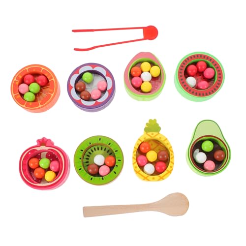 UPKOCH Holzspielzeug Farbige Obst Matching Becher Lernspiel für Hand Auge Koordination Kreatives Sortierspiel Frühe Montessori Pädagogisch UPKOCH Holzspielzeug Farbige Obst Matching Becher Lernspiel für Hand Auge Koordination Kreatives Sortierspiel Frühe Montessori Pädagogisch von UPKOCH