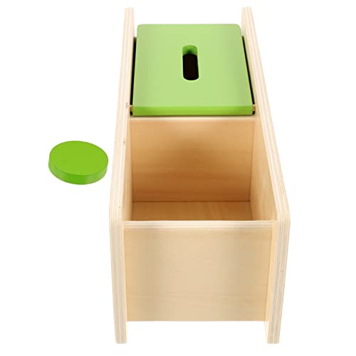 UPKOCH Holzspielzeug Feinmotorik Lernspielzeug für Kleinkinder Montessori Münzbox Pädagogisches Aktivitätsspielzeug zur Hand Auge Koordination und Konzentrationsförderung Teilig Grün UPKOCH Holzspielzeug Feinmotorik Lernspielzeug für Kleinkinder Montessori Münzbox Pädagogisches Aktivitätsspielzeug zur Hand Auge Koordination und Konzentrationsförderung Teilig Grün von UPKOCH