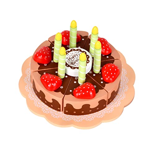 UPKOCH Holzspielzeug Geburtstagskuchen Für Interaktives Kuchen Schneide Set Mit Erdbeere Ideales Für ädchen Zur Teeparty Und Geburtstag Lernspielzeug Für Kreatives UPKOCH Holzspielzeug Geburtstagskuchen Für Interaktives Kuchen Schneide Set Mit Erdbeere Ideales Für ädchen Zur Teeparty Und Geburtstag Lernspielzeug Für Kreatives von UPKOCH