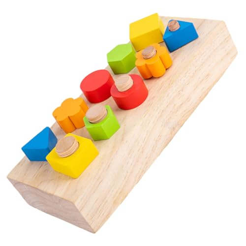 UPKOCH Holzspielzeug Schraubsortierer Montessori Lernspielzeug für Kleinkinder Pädagogisches Formsortierer Motorikfördernd Sicher und Langlebig für Kinderzimmer und Kindergarten UPKOCH Holzspielzeug Schraubsortierer Montessori Lernspielzeug für Kleinkinder Pädagogisches Formsortierer Motorikfördernd Sicher und Langlebig für Kinderzimmer und Kindergarten von UPKOCH