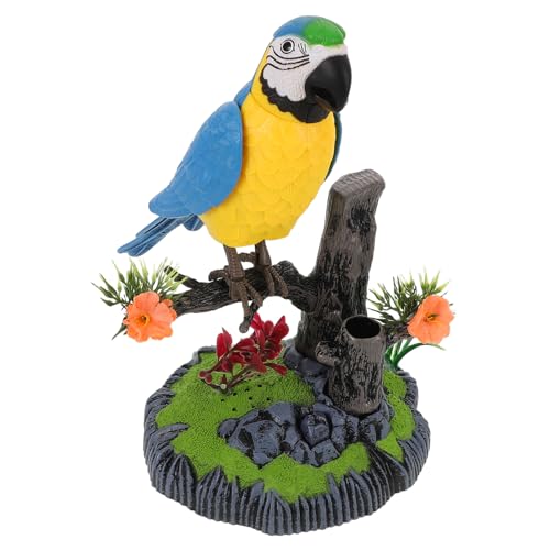 UPKOCH Induktion Elektrische Vogelspielzeuge Realistische Papageiendekoration Elektrisches Vogelspielzeug Elektrische Simulation Vogel Robotervogel Vogelspielzeug Für Plastik von UPKOCH