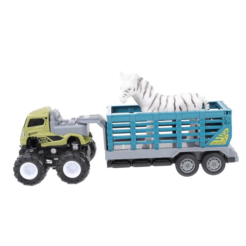 UPKOCH Inertial LKW Modell Langlebiges Großer Anhänger Lastwagen Robust rutschfeste Reifen Geeignet für Ab Jahren für Indoor und Outdoor Rennen Zufällige Farbe Zufällige Farbe von UPKOCH
