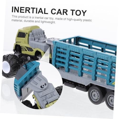 UPKOCH Inertial LKW mit Tiermodell Realistische Simulation rutschfeste Reifen Stabiler Zugwagen für Lernspielzeug Fahrzeuge UPKOCH Inertial LKW mit Tiermodell Realistische Simulation rutschfeste Reifen Stabiler Zugwagen für Lernspielzeug Fahrzeuge von UPKOCH
