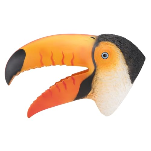 UPKOCH Interaktive Toucan Handpuppe Rote Tierfigur für Kreative Eltern Junge Mädchen bindung Fantasievolles Rollenspiel von UPKOCH