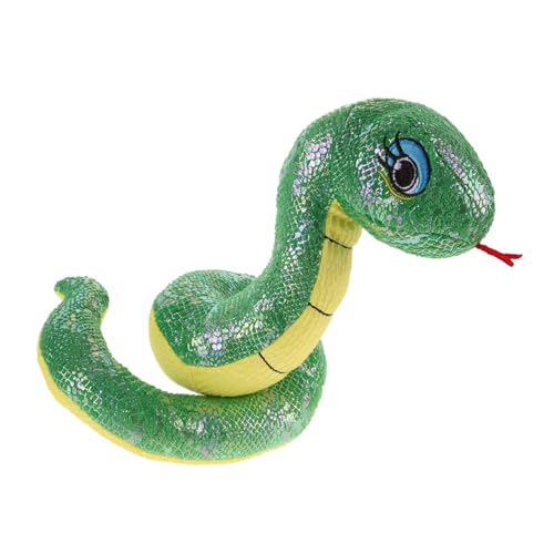 UPKOCH Jahr des Schlangenmaskottchens ausgestopft knuddelig Requisite für Filmschlangen Kuscheltier Schlangenstofftier Plüschtier Schlange Streichmodell PP Baumwolle Grün UPKOCH Jahr des Schlangenmaskottchens ausgestopft knuddelig Requisite für Filmschlangen Kuscheltier Schlangenstofftier Plüschtier Schlange Streichmodell PP Baumwolle Grün von UPKOCH