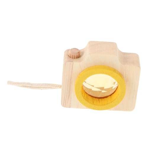 UPKOCH Holzkamera Kaleidoskop Für Junge Mädchen Malbare Holzspielzeugkamera Mit Kaleidoskop-objektiv Kreatives Lernspielzeug Für Jungen Und Mädchen Mitgebsel Für Geburtstagsfeiern von UPKOCH