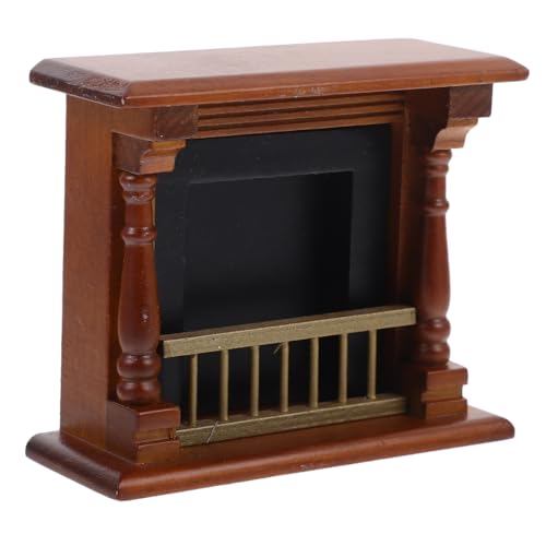 UPKOCH Miniatur Puppenhaus Kamin Modell - Holzdeko Ornamente FüR Puppenhaus ZubehöR, Und Detailgetreu, 10.7 X 9 X 4 cm, Braun UPKOCH Miniatur Puppenhaus Kamin Modell - Holzdeko Ornamente FüR Puppenhaus ZubehöR, Und Detailgetreu, 10.7 X 9 X 4 cm, Braun von UPKOCH