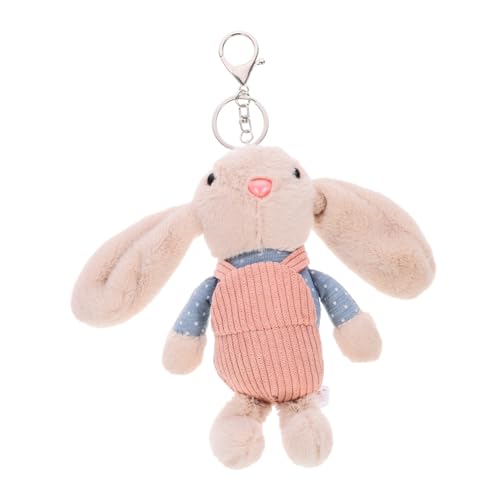 UPKOCH Kaninchen Plüschtier Krabbelndes Babyspielzeug Kinderspielzeug Kette Ausgestopft Halter Süße Sachen Schlüssel Zubehör Hase Frosch Hängematte Drachen Tragen Babybrett Tiere Pp von UPKOCH