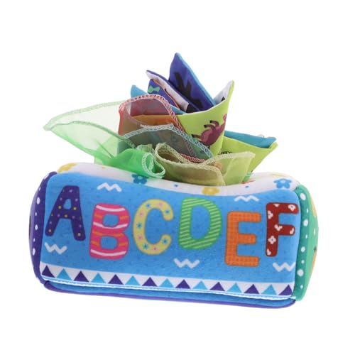 UPKOCH Kasten Früherziehungsbuch Aus Zerreißbarem Stoff Sensorisches - Montessori - Säuglingsspielzeug Weiche Babybücher Knistern - Taschentuch - Polyester UPKOCH Kasten Früherziehungsbuch Aus Zerreißbarem Stoff Sensorisches - Montessori - Säuglingsspielzeug Weiche Babybücher Knistern - Taschentuch - Polyester von UPKOCH