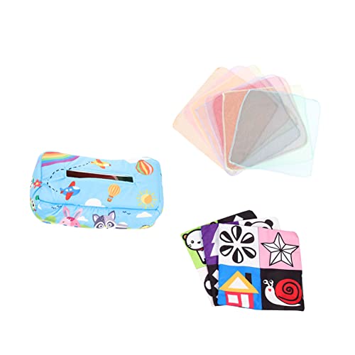 UPKOCH Baby Sensory Tissue Box Spielzeug Für Kleinkinder Cartoon Stoff Tissue Box Sound Textur Frühen Lernspielzeug von UPKOCH