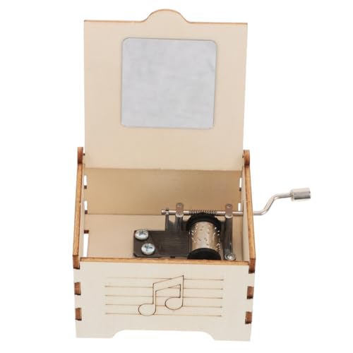 UPKOCH Kasten Musikbox -lehrwerkzeug DIY -wissenschaftsexperimente Für Bastelsets Für Kinderwissenschaftskits Musikboxen DIY-wissenschaftsexperiment Stammhandwerk Holz Khaki von UPKOCH
