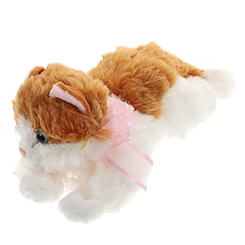 UPKOCH Katze Plüschtier Stofftier Figur Tierpuppe Kuscheliges Stofftier Cartoon-plüschtier Orange UPKOCH Katze Plüschtier Stofftier Figur Tierpuppe Kuscheliges Stofftier Cartoon-plüschtier Orange von UPKOCH