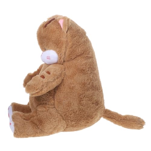 UPKOCH Süßes Flauschiges Katzen-stofftier 40 cm Braunes Plüsch-katzenspielzeug Lächelnde Tierpuppe Jungen- Und Mädchenfreundliches Lebensechtes Design UPKOCH Süßes Flauschiges Katzen-stofftier 40 cm Braunes Plüsch-katzenspielzeug Lächelnde Tierpuppe Jungen- Und Mädchenfreundliches Lebensechtes Design von UPKOCH