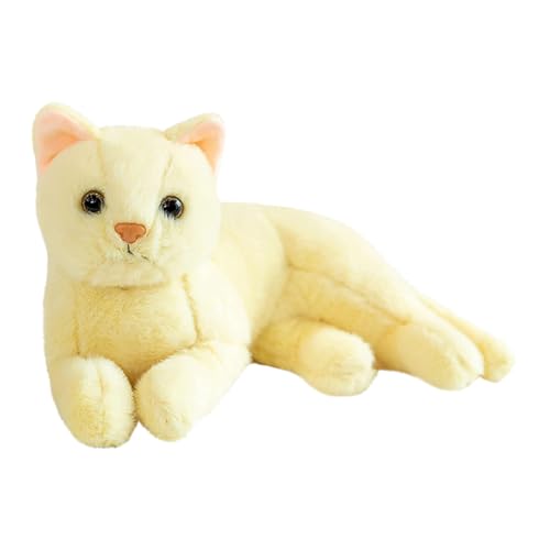UPKOCH Katzenplüschtier Kuschelkatze Plüsch Lebensechte Katze Realistisches Kuschelkatzenkätzchen Kuscheltier Kleine Kuschelkatze Kätzchen Kuscheltier Kuschelkatze Künstliche von UPKOCH