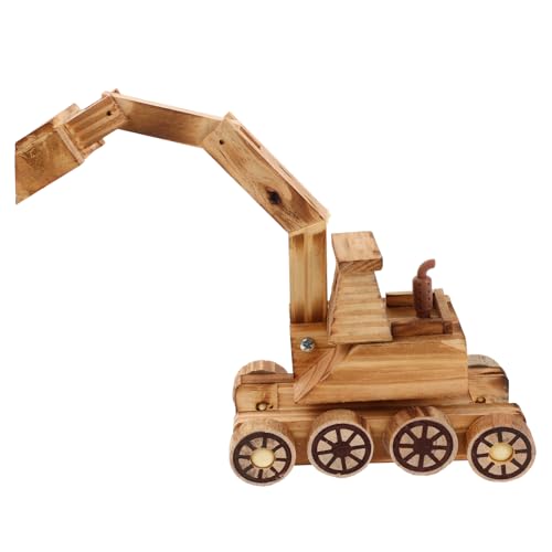 UPKOCH Kinder-Bagger-Spielzeug Aus Holz, Bezaubernder Kleiner Bagger Mit Beweglicher Klaue, BAU-Spiel-Requisite, Spielzeug-Bagger Für Kinder, Bagger, Bagger UPKOCH Kinder-Bagger-Spielzeug Aus Holz, Bezaubernder Kleiner Bagger Mit Beweglicher Klaue, BAU-Spiel-Requisite, Spielzeug-Bagger Für Kinder, Bagger, Bagger von UPKOCH