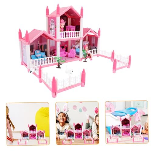 UPKOCH Puppenhaus-bausatz Prinzessinnenschloss-modellbausatz Miniatur-puppenhaus Bauen Sie EIN Villa-Schloss Für Jungen Und Mädchen Puzzle- UPKOCH Puppenhaus-bausatz Prinzessinnenschloss-modellbausatz Miniatur-puppenhaus Bauen Sie EIN Villa-Schloss Für Jungen Und Mädchen Puzzle- von UPKOCH