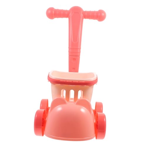 UPKOCH Kinderwagen Einkaufswagen Kleinkind Für Spielzeugauto Einkaufswagen Kinderauto Spielzeugküche Mini Einkaufsspielzeug Kleinkindspielzeug Einkaufskorb Rosa Abs von UPKOCH