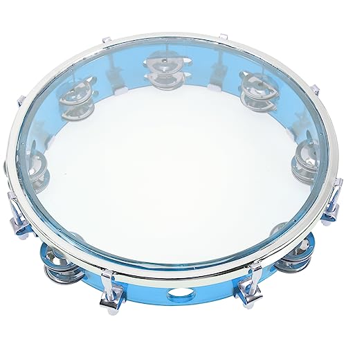 UPKOCH Klangvolles Tamburin für Einstellbares Handspielzeug aus Hochwertigem Material Partys Geburtstagsfeiern und Musikevents mit Zartem und Leichtem Design von UPKOCH