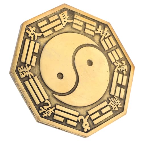 UPKOCH Traditioneller Chinesischer Bagua-Spiegel Rund 8 cm Metall-handspiegel Feng Shui-Accessoire Für Dekoration Hochzeit Heimdekoration UPKOCH Traditioneller Chinesischer Bagua-Spiegel Rund 8 cm Metall-handspiegel Feng Shui-Accessoire Für Dekoration Hochzeit Heimdekoration von UPKOCH