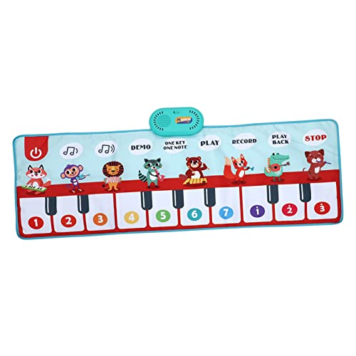 UPKOCH Klavier Teppich Musikalisches Mattenspielzeug Für Die Früherziehung Lernspielzeug Krabbeldecke Musikteppich Kriechende Spielmatte Elektrische Musikmatte Polyester Green UPKOCH Klavier Teppich Musikalisches Mattenspielzeug Für Die Früherziehung Lernspielzeug Krabbeldecke Musikteppich Kriechende Spielmatte Elektrische Musikmatte Polyester Green von UPKOCH