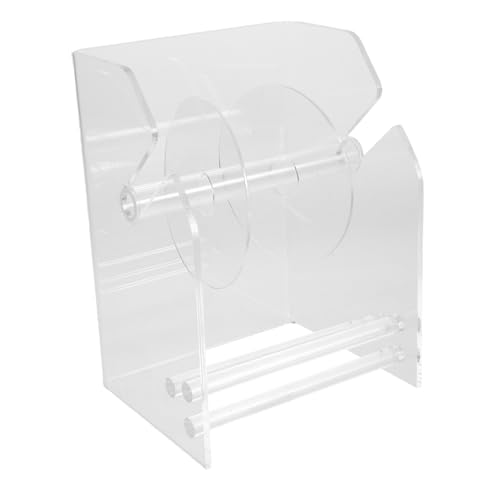 UPKOCH Klebeband Etikettenspender Aufkleber Desktop Spender Verstellbarer Etikettenhalter Ständer Transparenter Aufkleberhalter Aufkleberspender Transparenter Etikettenhalter von UPKOCH