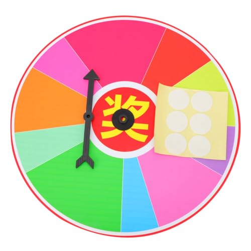 UPKOCH Kleine Plattenspieler -Spielequellen Rad Spiel Spaß Rad von verlosen Radpreis im Freien Party Spinnrad Rad-Spiel-Requisite Spielrad Spinnenspielzeug Schaum Bunt von UPKOCH