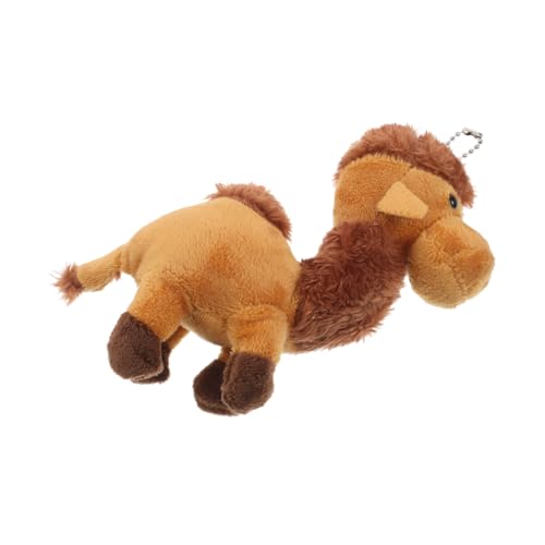 UPKOCH Kleiner Kamelanhänger Plüsch Kamel Schlüsselanhänger Süßes Kamel Plüsch Kamel Ornament Tier Partygeschenk Kamelfigur Ornament Ausgestopftes Kamel Kamelstatue Aus Dem Nahen von UPKOCH
