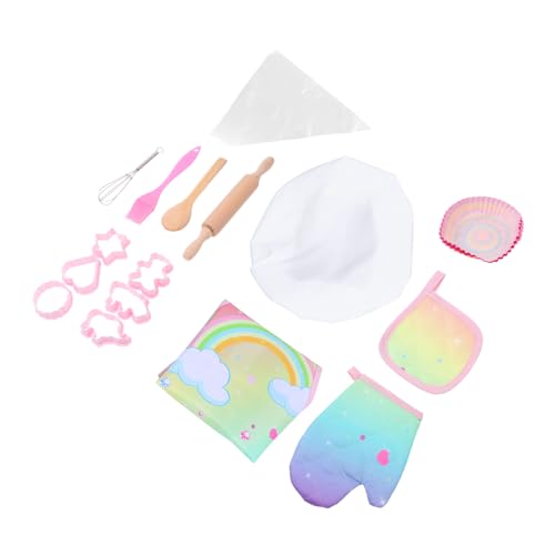 UPKOCH Kochset Backzubehör mit Dinosaurier Schürze Komplettes Küchen Spielset für Mädchen und Jungen Sicheres Glattes Material Fördert Spielerisch Lebenskompetenzen und Backspaß UPKOCH Kochset Backzubehör mit Dinosaurier Schürze Komplettes Küchen Spielset für Mädchen und Jungen Sicheres Glattes Material Fördert Spielerisch Lebenskompetenzen und Backspaß von UPKOCH