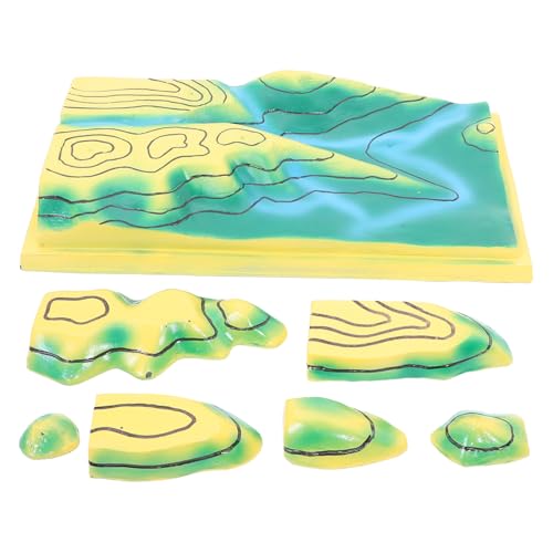 UPKOCH Konturkarte Für Wissenschaftsmesse Projekte Geographie Lehrmaterial Für Den Heimunterricht Geographie Lehrmaterial Schulgeographie Material Interaktives Topographie Modell von UPKOCH