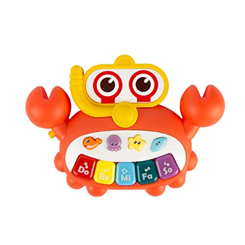UPKOCH Krabben Elektronische Orgel Mädchen Spielmatte Für Neugeborene Sensorisches Babyspielzeug Klavierspielzeug in Krabbenform Bildungsspielzeug Plastik UPKOCH Krabben Elektronische Orgel Mädchen Spielmatte Für Neugeborene Sensorisches Babyspielzeug Klavierspielzeug in Krabbenform Bildungsspielzeug Plastik von UPKOCH