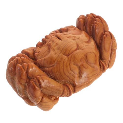 UPKOCH Krabbenverzierung Dekoration holzschnitzerei Dekorativer für Zuhause Kunsthandwerk Krebsfigur Dekoratives Krebsmodell Krabbendekor Mini-Krabben hölzern Light Brown UPKOCH Krabbenverzierung Dekoration holzschnitzerei Dekorativer für Zuhause Kunsthandwerk Krebsfigur Dekoratives Krebsmodell Krabbendekor Mini-Krabben hölzern Light Brown von UPKOCH