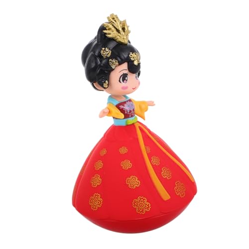 UPKOCH Lunar New Year Princess Resin Tumbler Chinesische Seide Musik Walking Crab Toy Puppe Spielzeug Für Babyentwicklung von UPKOCH