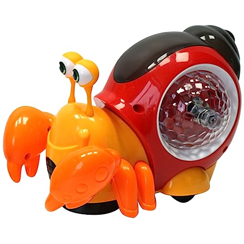 UPKOCH Kriechspielzeug Krabbekrabbe Mit Musik Und LED Lichtern Aktives Wanderspielzeug Für Junge Mädchen Von Monaten Sensory Toy Für Frühe Bildung Und Spielvergnügen von UPKOCH