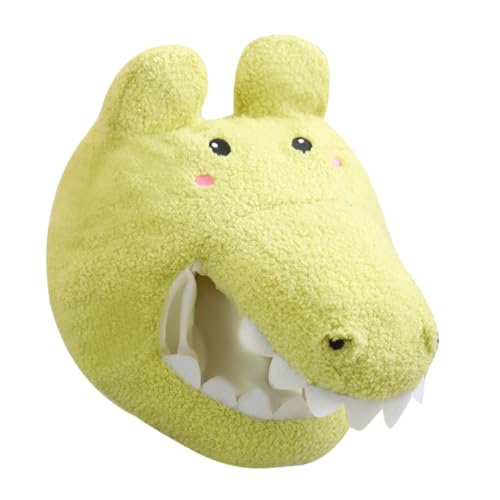 UPKOCH Krokodilhut mit Kapuze Weihnachtskopfschmuck Halloween-Requisiten Maskenkopfschmuck Halloween-Kopfschmuck Stirnband Kopfschmuck lustige hüte für Alligatormaske kurzer Plüsch von UPKOCH