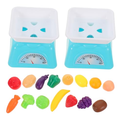 UPKOCH Küchen Spielzeugset für Mini Realistische Simulierte Früchte Gemüse Kompakt und Tragbar für Rollenspiele Vorschule und Kooperative Lernspiele von UPKOCH