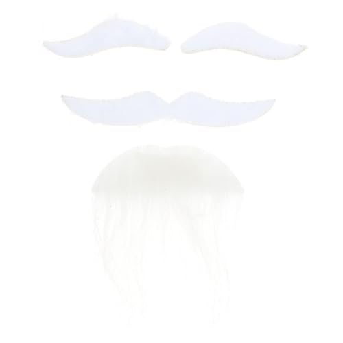 UPKOCH Künstlicher Bart Teilig mit Schnurrbart und Augenbrauen Selbstklebend Leichtes Cosplay Zubehör für Halloween Party Kostüm Kreative Verkleidung für Erwachsene und Jugendliche UPKOCH Künstlicher Bart Teilig mit Schnurrbart und Augenbrauen Selbstklebend Leichtes Cosplay Zubehör für Halloween Party Kostüm Kreative Verkleidung für Erwachsene und Jugendliche von UPKOCH