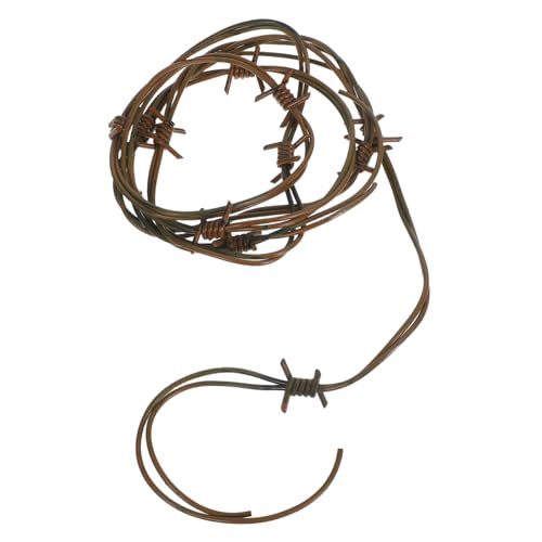 UPKOCH Künstlicher Stacheldrahtbesatz 25 M Lange Künstliche Kordel Für Die Halloween Party Dekoration – Requisite Aus Kunststoff Mit Widerhaken Für Die Gestaltung Von Spukhäusern UPKOCH Künstlicher Stacheldrahtbesatz 25 M Lange Künstliche Kordel Für Die Halloween Party Dekoration – Requisite Aus Kunststoff Mit Widerhaken Für Die Gestaltung Von Spukhäusern von UPKOCH