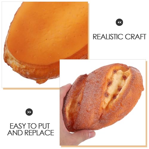 UPKOCH Künstliches Brot: Realistische Simulation, gefälschter Kuchen, Pu-Brot, Imitation, Basteln, Fotografie-Requisiten, Modell, Spielessen, künstliches Dessert, Küchendekoration zur Ausstellung von UPKOCH