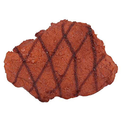 UPKOCH Künstliches Steak Modell Deko Realistisches Grillsteak für Fotografie und Bürodekoration Lehrmittel für BBQ Deko für Grillliebhaber von UPKOCH