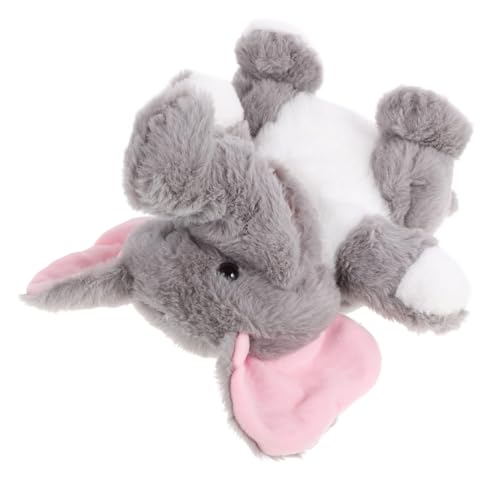 UPKOCH Kuschelige Handpuppe Elefant Plüschspielzeug Für Beweglichem Mund Für Fantasievolles Und Geschichtenerzählen Lehrreiches Tier Für Stundenlangen Spaß von UPKOCH