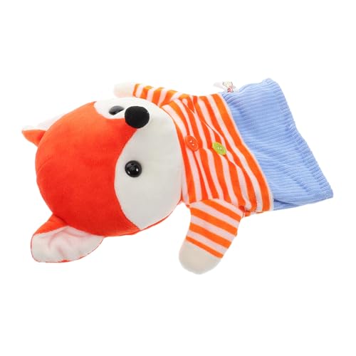 UPKOCH Kuschelige Handpuppen Kleine Fuchs Plüsch Handpuppe für Interaktives Storytelling Eltern Junge Mädchen Liebevoll Gestaltete Cartoon Handpuppen von UPKOCH