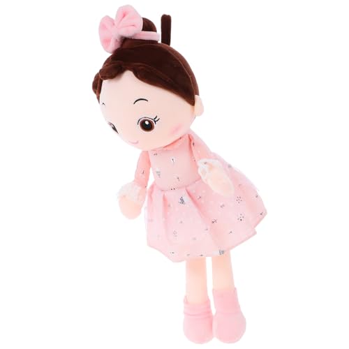 UPKOCH Kuscheltier Mädchenpuppe Plüschspielzeug für Mädchen Schlafkissen mit Blumenrock zur Geburt für Neugeborene und und Süß von UPKOCH