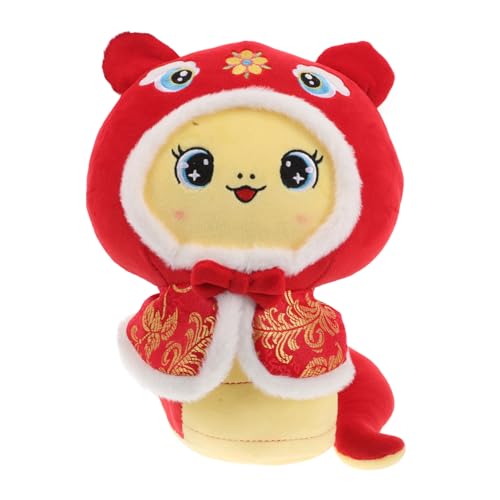 UPKOCH Kuscheltier Schlange Plüsch Süßes Schlangen Maskottchen für Feng Shui Dekoration Chinesische Neujahr Vielseitig Einsetzbar Wohnmobilen und Zuhause von UPKOCH