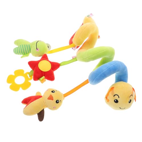 UPKOCH Kuschelweiches Hängespielzeug Für Autositz Aktivitätsspielzeug Mit Zahlreichen Tags Zur Sensorischen Entwicklung Für Kinderwagen Babybett Sanftes Sicheres von UPKOCH