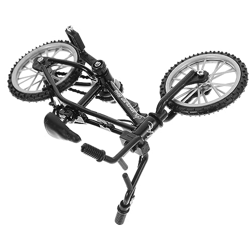 UPKOCH Legierung Miniatur Fahrrad Puppe Miniatur Fahrrad Tiny Bike Schwarz Puppenhaus von UPKOCH