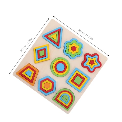 UPKOCH Lernpuzzle Für Kleinkindspielzeug Puzzle Zur Autistischen Entwicklung Formsortierspielzeug Lernspielzeug Für Die Frühe Kindheit Lernaktivitätsspielzeug Kleinkindpuzzle von UPKOCH