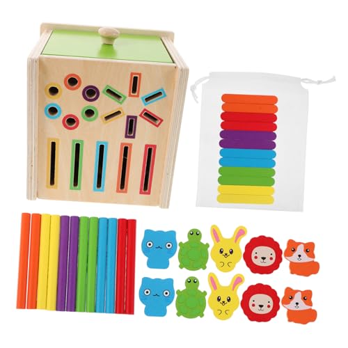 UPKOCH Lernspielzeug Für Kleinkindspielzeug Lernspielzeug Sortierspielzeug Kleinkindformen Entwicklungsspielzeug Formsortierspielzeug Formpuzzles Für von UPKOCH