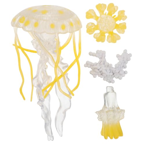 UPKOCH Lernspielzeug Wasserqualle Dekorationsset Sicherer Desktop Aquarium Schmuck Interaktives Vorschul Wissenschaftsset zur Entwicklungsförderung Gelbe Spielerisches Lernen und UPKOCH Lernspielzeug Wasserqualle Dekorationsset Sicherer Desktop Aquarium Schmuck Interaktives Vorschul Wissenschaftsset zur Entwicklungsförderung Gelbe Spielerisches Lernen und von UPKOCH