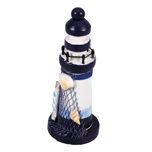 UPKOCH Leuchtturm Ornamente Tür Boot Segelboje Dekorationen Nautischer Aufkleber Solar Leuchtturm Figur Mini Figur Deck Lebendiger Meeresaufkleber Surfdecke Skulptur von UPKOCH