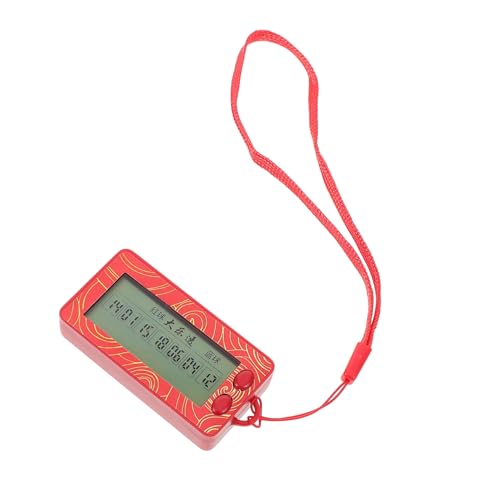 UPKOCH Lotterie Nummer Picker Raffle Bälle Lucky Draw Ball Digital Switch Spiele Kunststoff Rot von UPKOCH